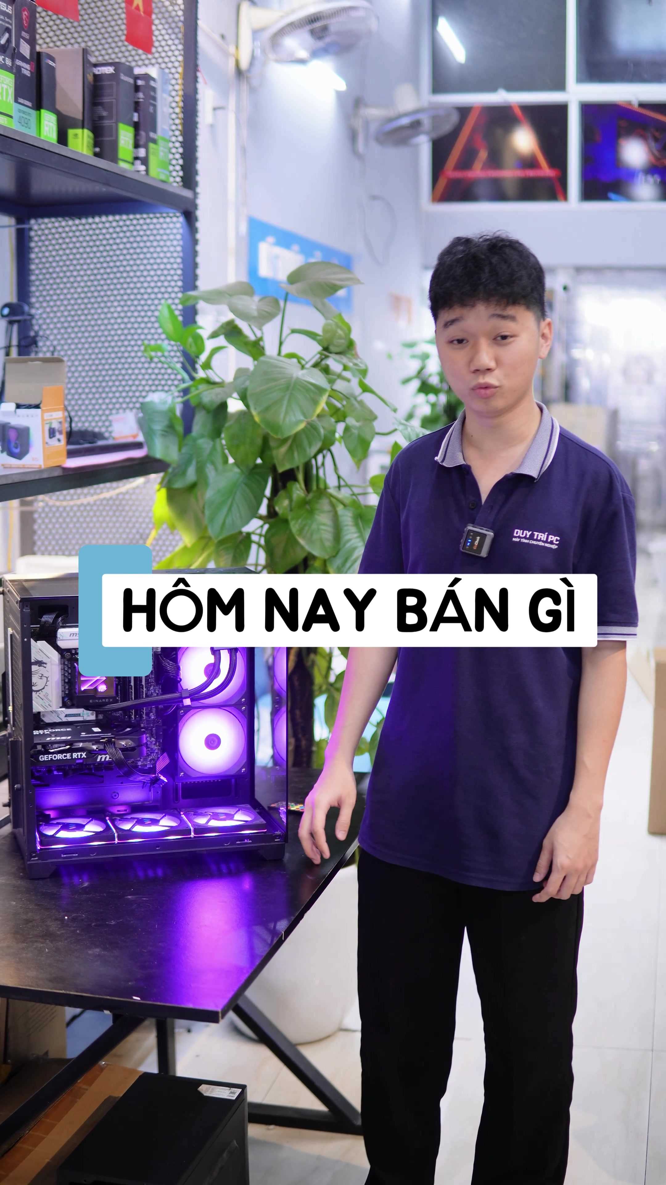 Build PC Bể Cá 30 Triệu Cực Chất Với RTX 5060 Tại Duy Trí PC